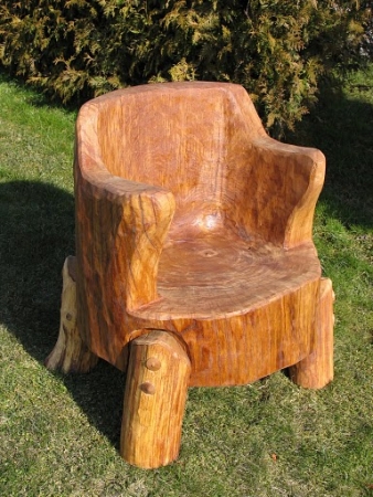 Medinės lauko kėdės (krėslai) Tauragėje
